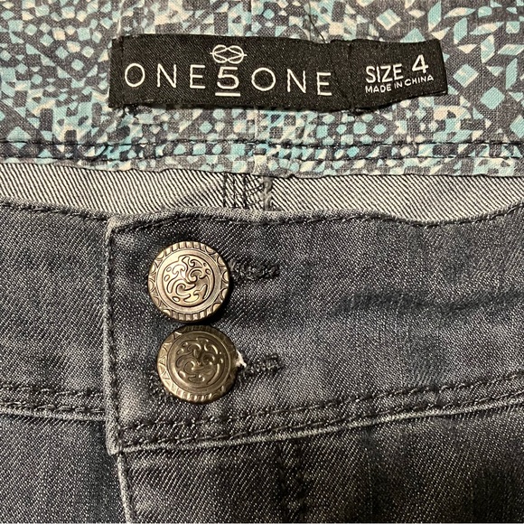 One 5 One Cuffed Jean Shorts - Picture 4 of 4